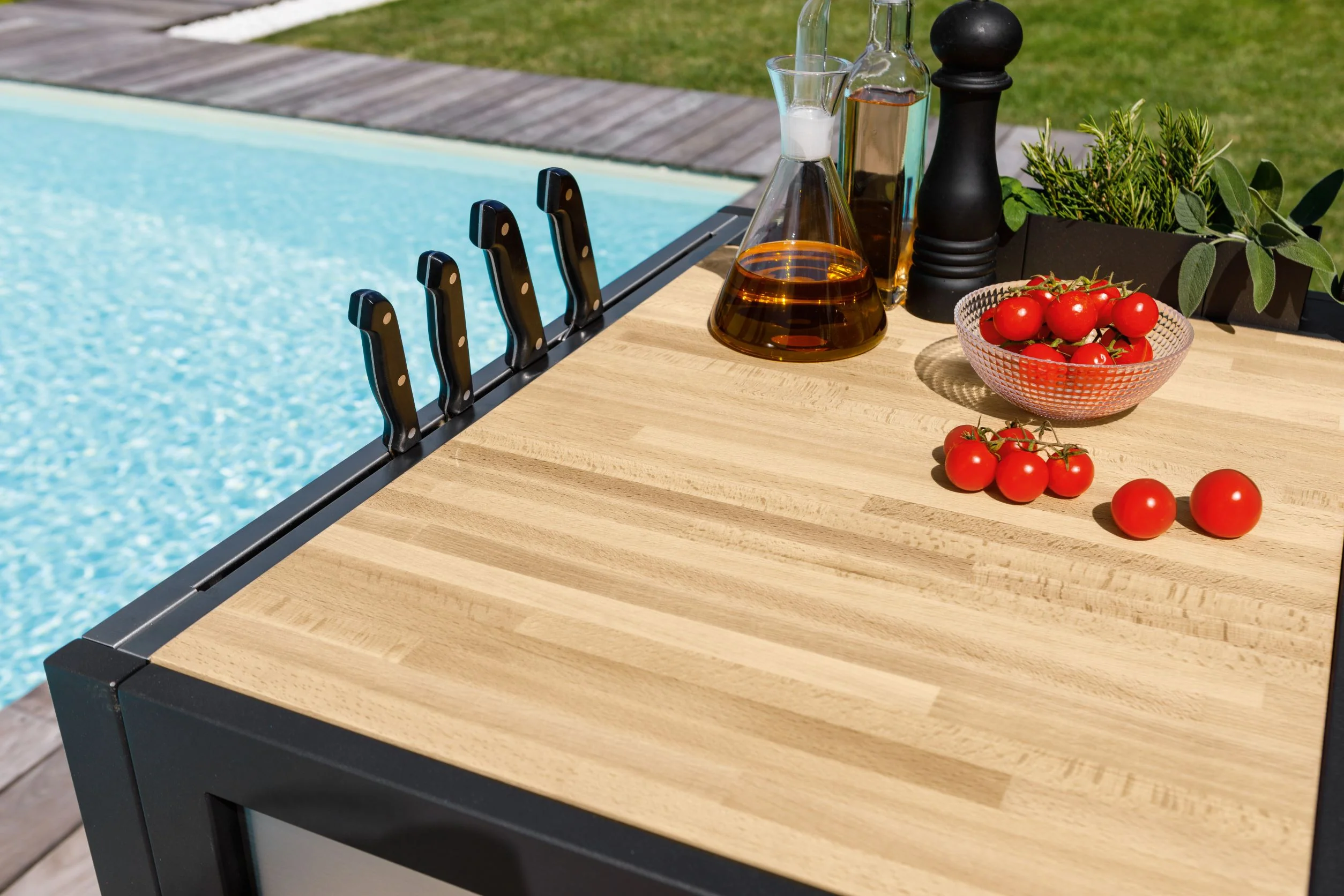 Airforce E-Cook 150cm BBQ Luxury Outdoor Cooking with a 58cm Teppanyaki Induction Hob - Image 9