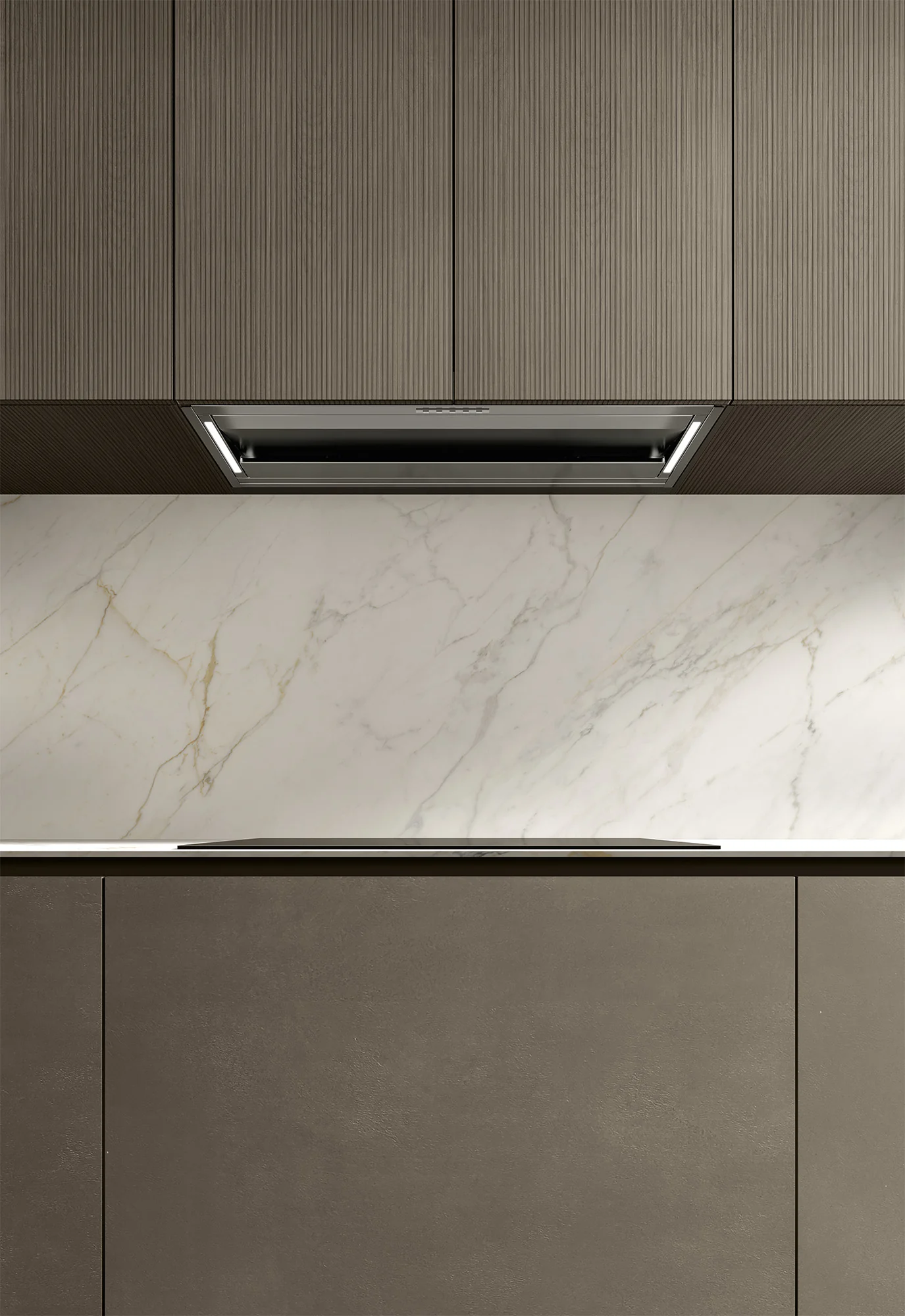 Airforce Inside In No Drop 90cm Built-In Cooker Hood with Touch Control- Stainless Steel Finish