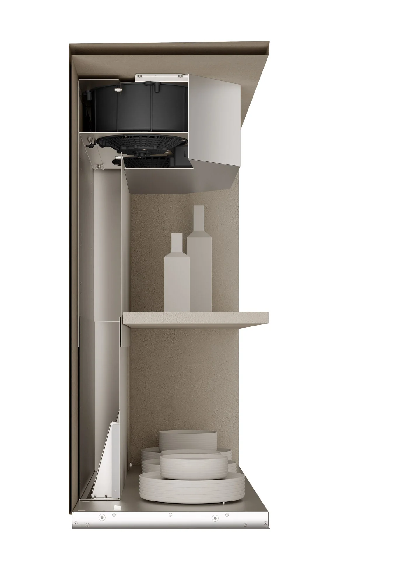Airforce Inside In No Drop 90cm Built-In Cooker Hood with Touch Control- Stainless Steel Finish - Image 3