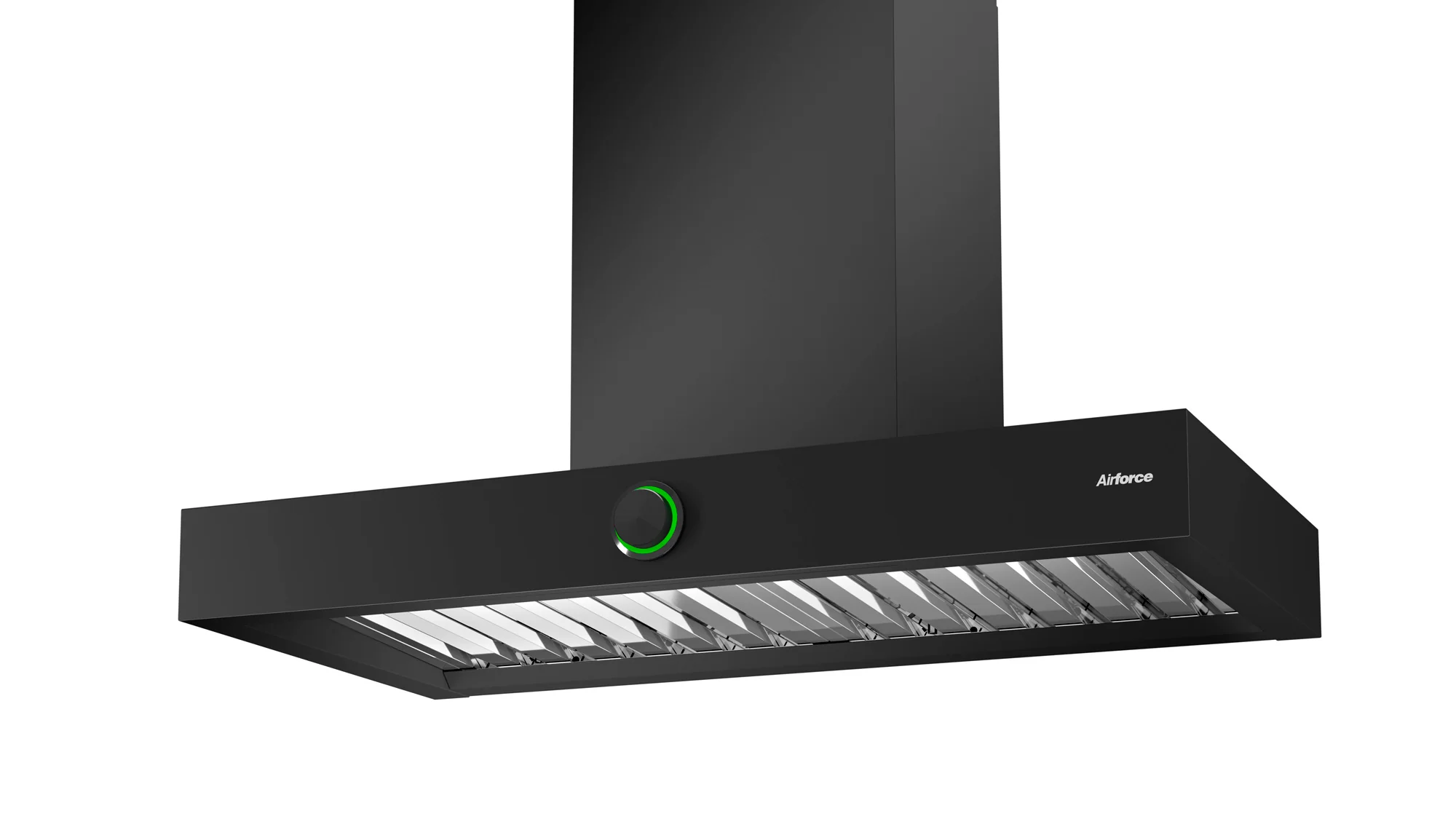 Airforce Vis Boxy 120cm Wall Mounted Cooker Hood with Electronic Rotary Control- Anthracite Finish - Image 2