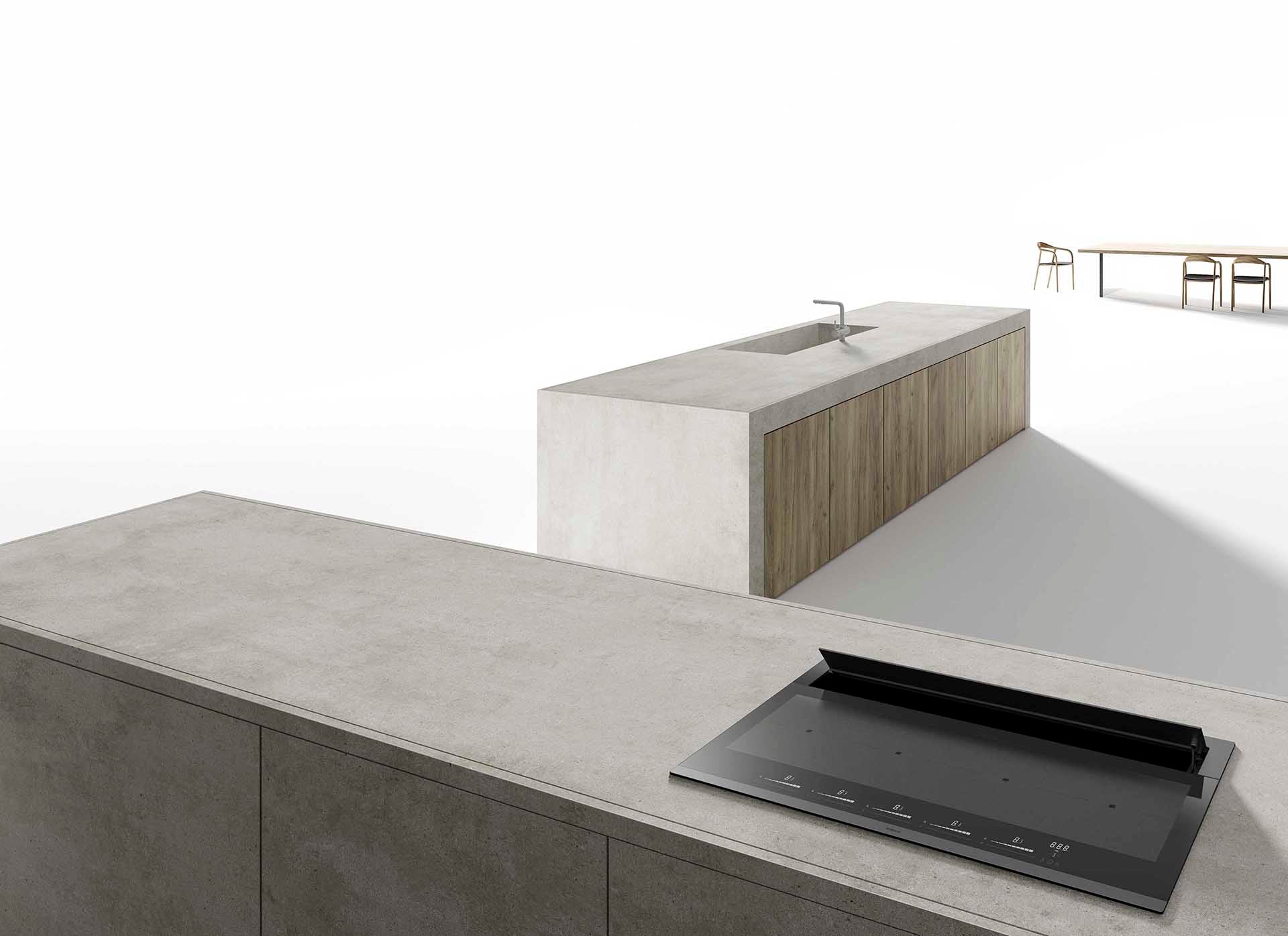Airforce Visio Pro 90cm Rear Venting Induction hob with vertical rear motor-Recirculating Model - Image 5