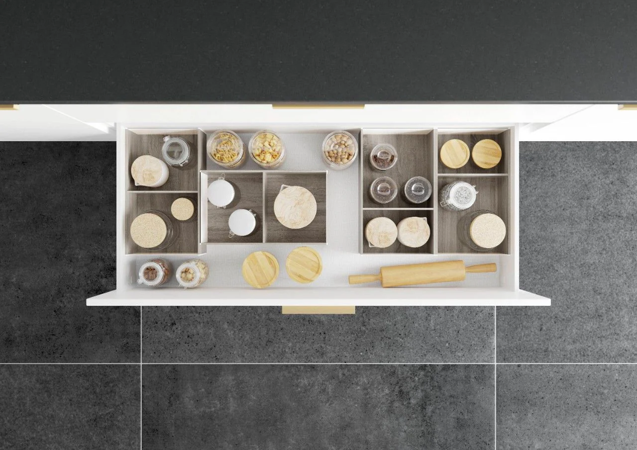 Blum AMBIA-LINE Box Insert Kit - Bardolino Oak ALB.110P.BO