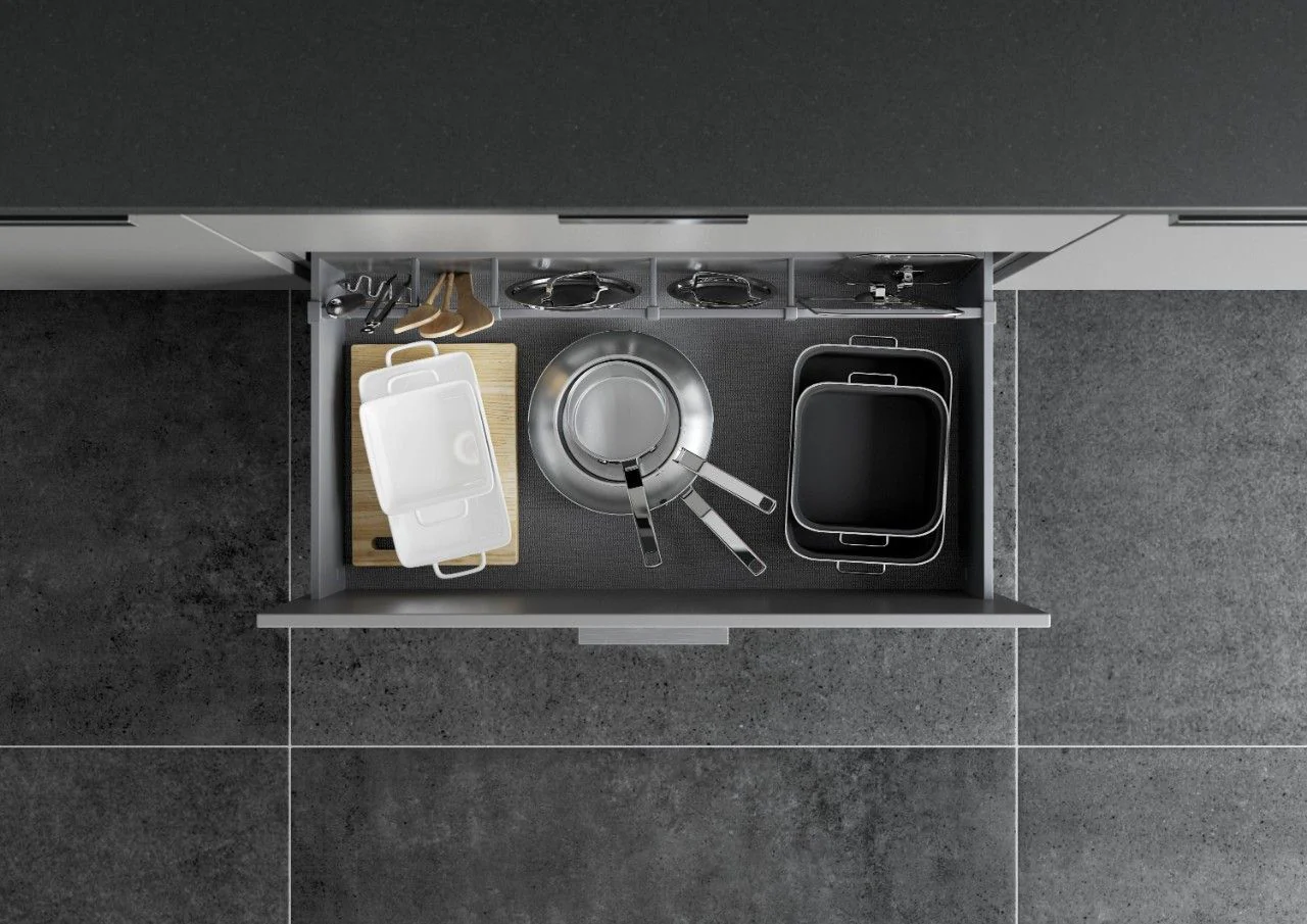 Blum AMBIA-LINE Cross Divider Kit - Orion Grey ALD.60120.G