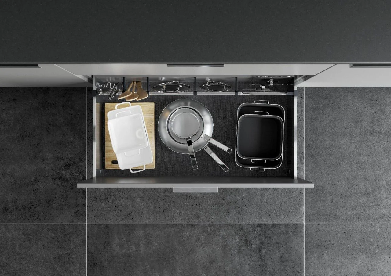 Blum AMBIA-LINE Cross Divider Kit - Stainless Steel ALD.60120.S
