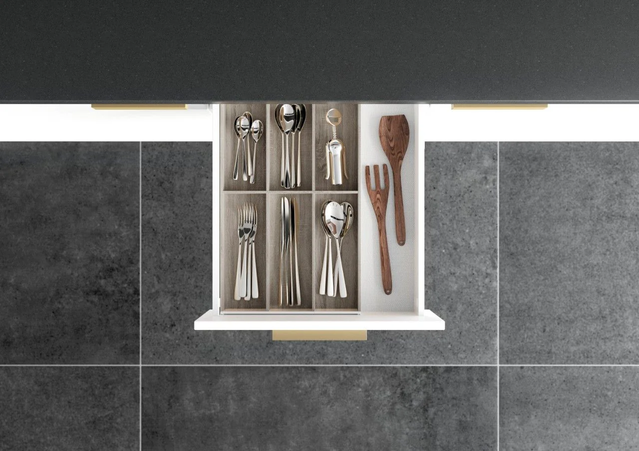 Blum AMBIA-LINE Cutlery Insert Kit - Bardolino Oak ALC.45.110P.BO - Image 2