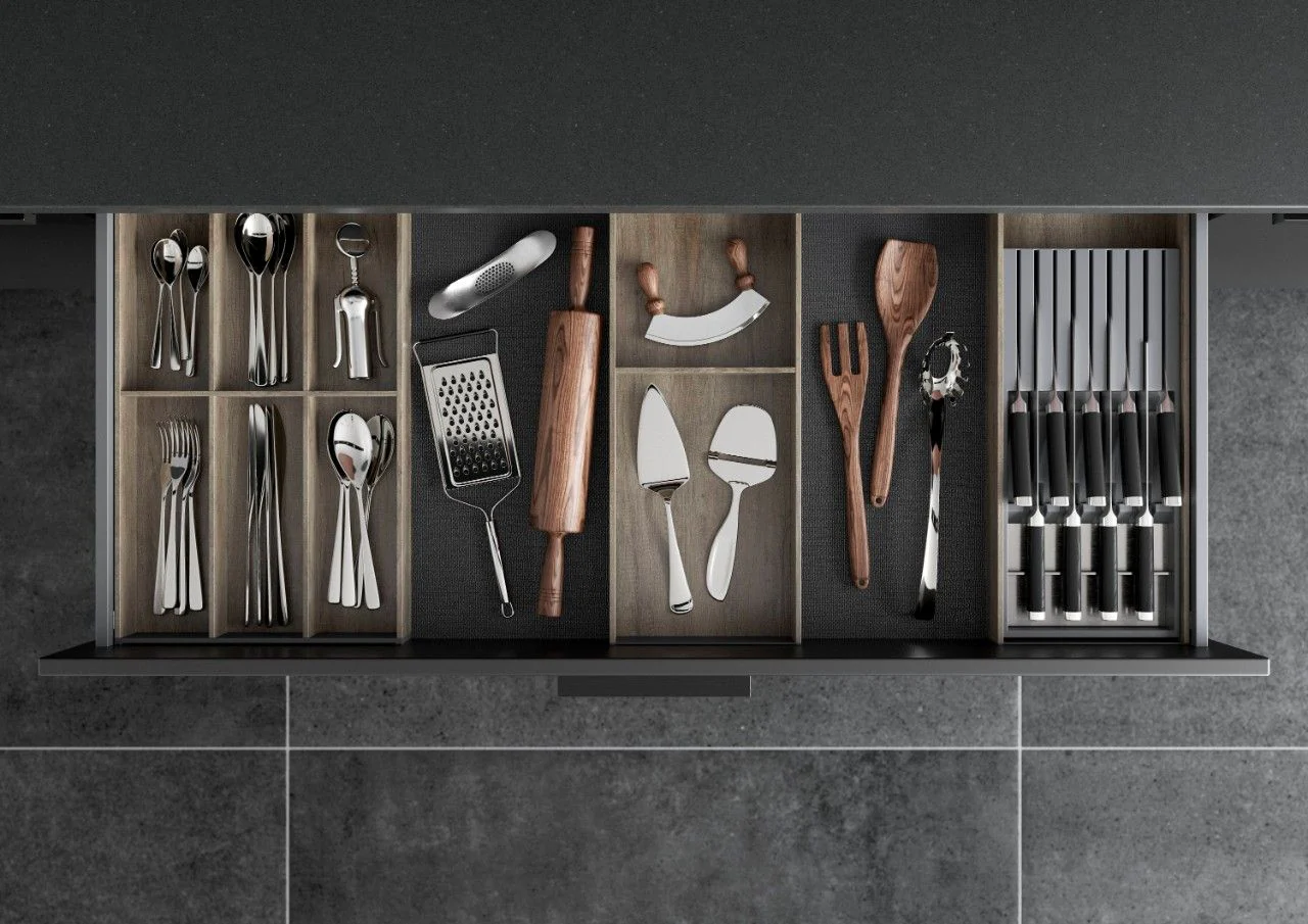 Blum AMBIA-LINE Cutlery Insert Kit - Nebraska Oak ALC.45.110P.NO - Image 6