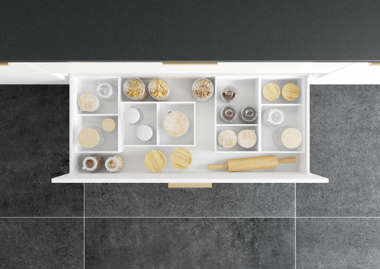 Blum AMBIA-LINE Frame Insert Kit - Silk White ALF.110P.W