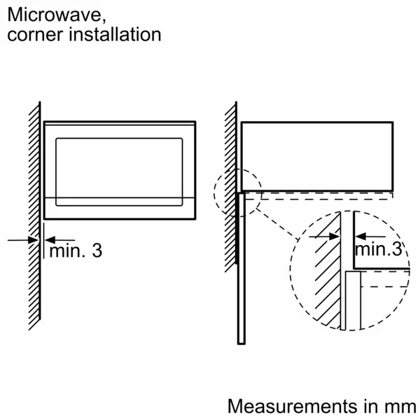 Bosch Series 4 Built-in Microwave 38cm Stainless Steel BFL523MS0B - Image 7