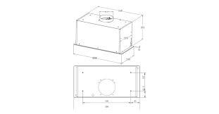 CDA CCG60BL 60cm gesture canopy hood - Image 2