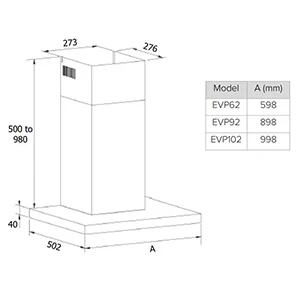 CDA EVP92SS Linear extractor - Image 2