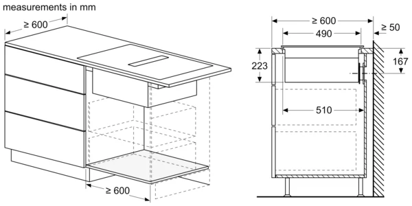 Siemens iQ300 Induction Hob With Integrated Extraction 60cm Surface Mount Without Frame EH611BE15E - Image 12