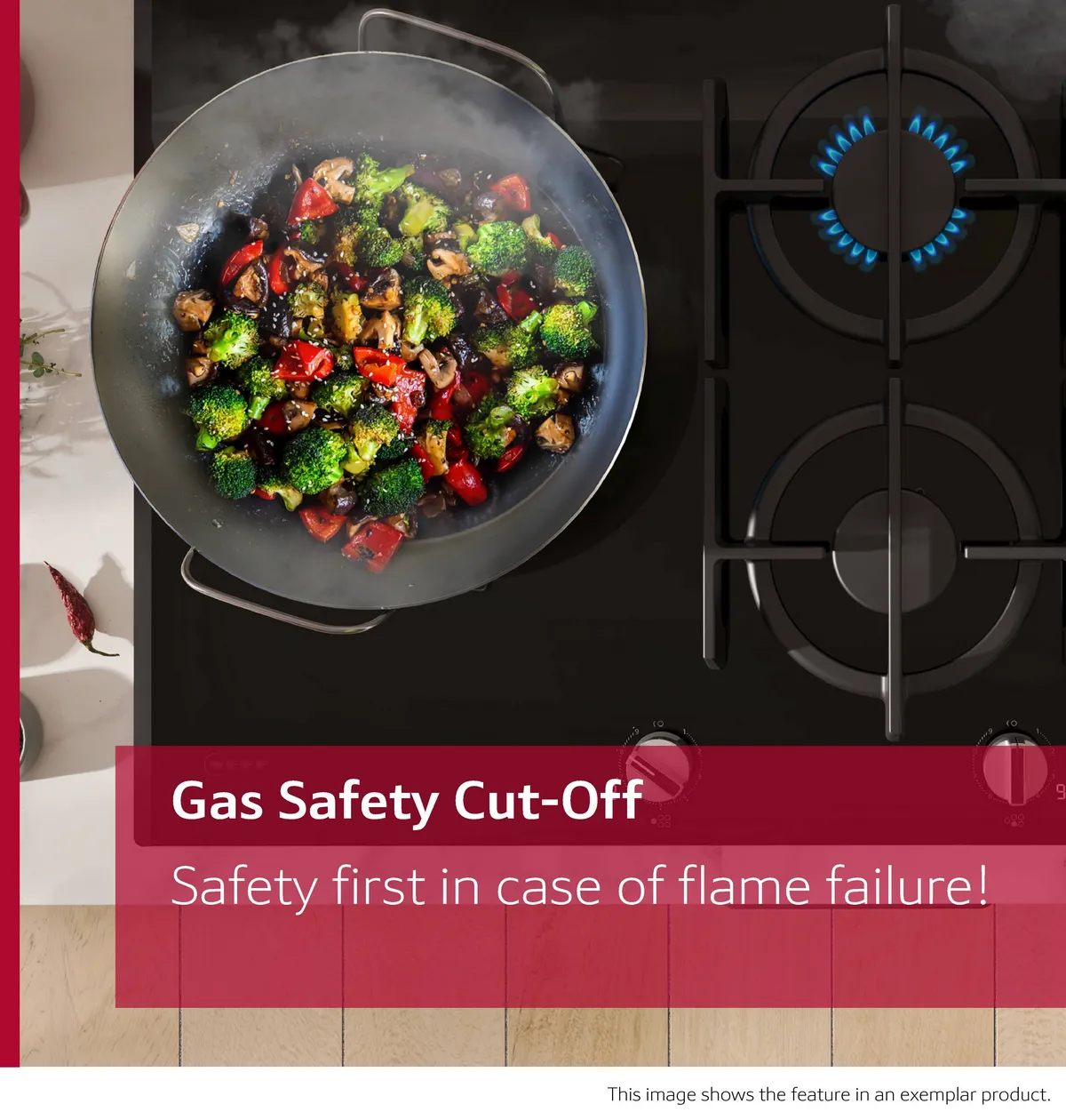 NEFF T26CIH8N0 N70 Gas hob 60 cm Stainless steel - Image 7