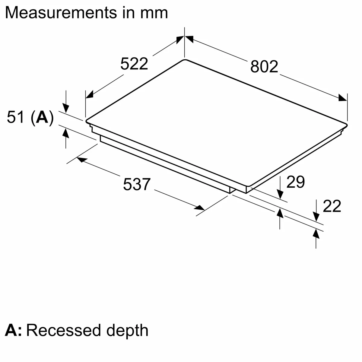 NEFF T68FHV4L0 N70 Induction hob 80 cm surface mount without frame - Image 8