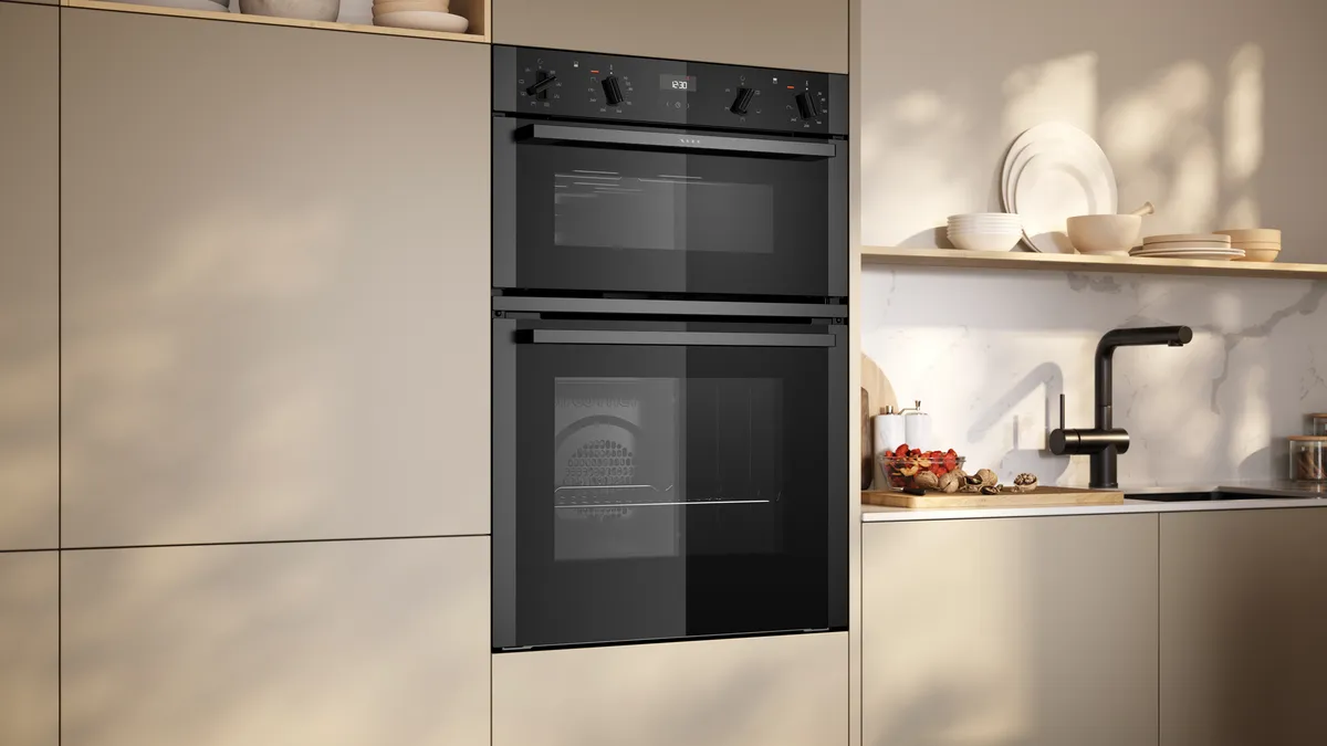 NEFF U1ACE2AG3B N50 Built-in double oven-Graphite Grey - Image 3