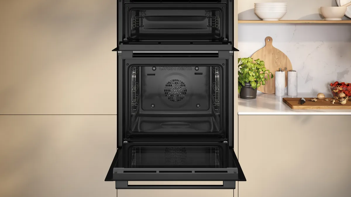 NEFF U1ACE2AG3B N50 Built-in double oven-Graphite Grey - Image 5