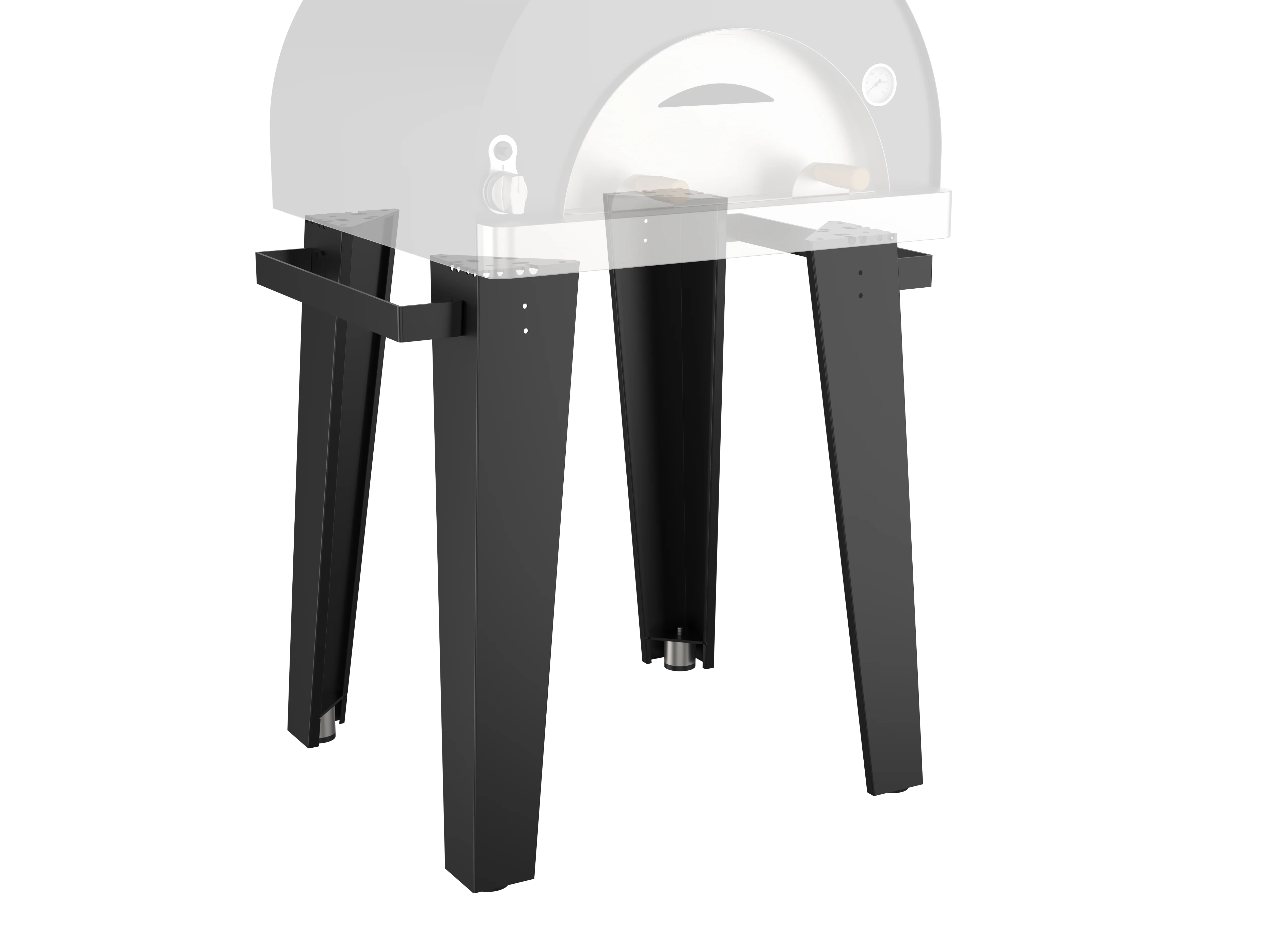 Oveneat TRX2A046 Leg Kit for Double Pizza Oven - Powder coated