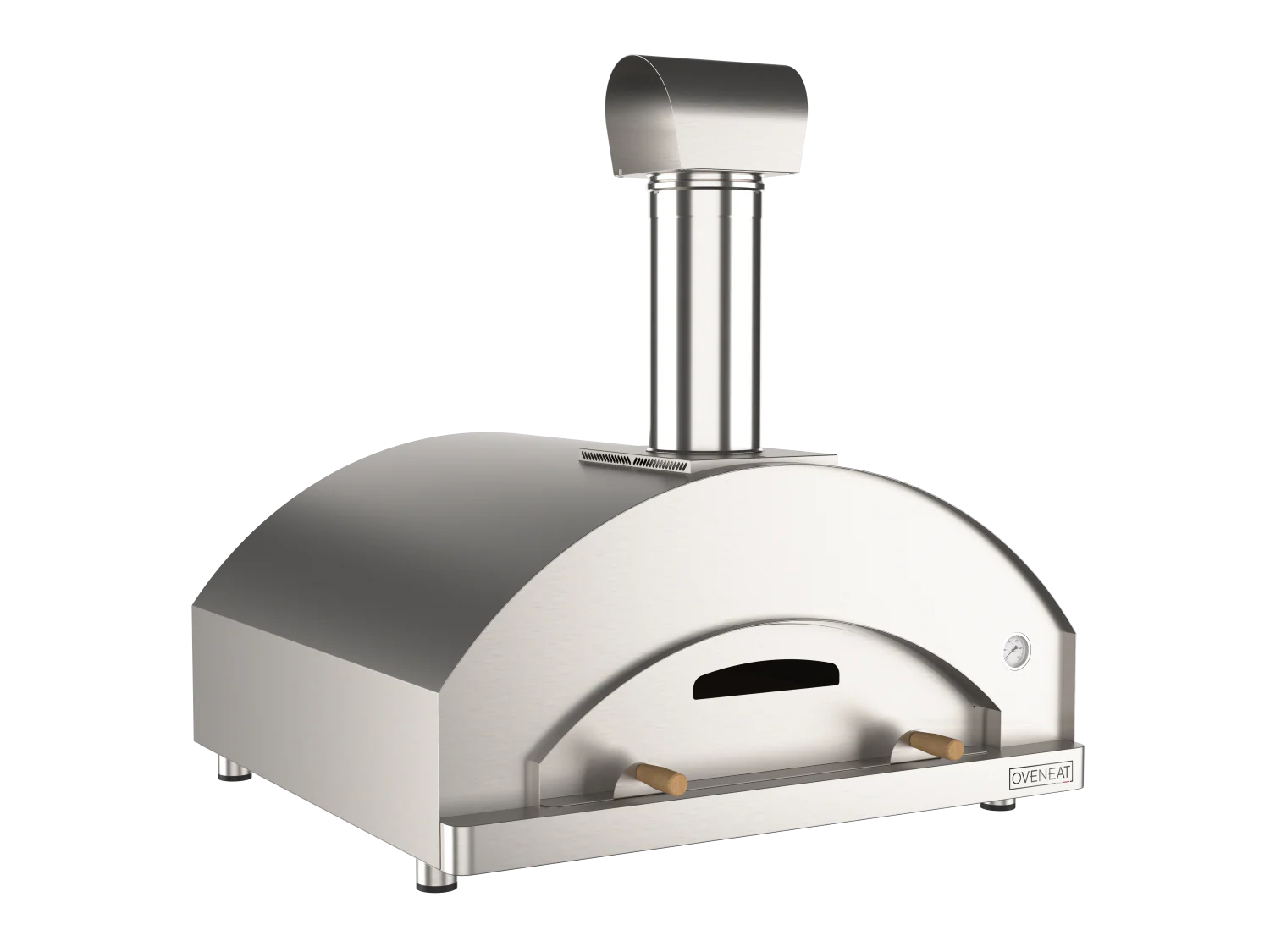 Oveneat WRX-5X Stainless Steel Wood Fired Pizza Oven for upto five pizzas with Stainless Steel Door this Includes Brazier & Pizza Peel - Image 2