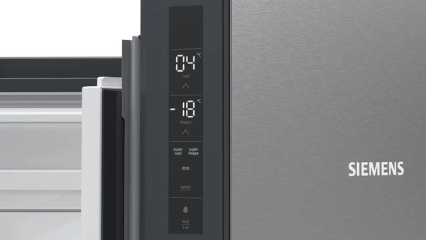 Siemens iQ300 French Door Bottom Freezer Multi Door Inox-easyclean KF96NVPEAG - Image 3